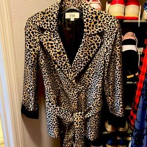 Animal print jacket excellent condition